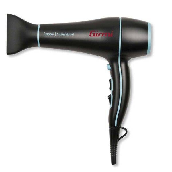 Asciugacapelli Professionale Potente 2100W con Funzione Getto d'Aria Fredda