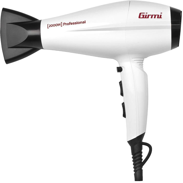 Girmi Professioneller Haartrockner Motor-AC Ph45 2000W Weiß 3 Temperaturen