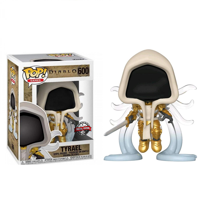 Funko Pop Diablo 3 (600) Tyrael Metallic Special Edition Vinyl Figure Exclusive