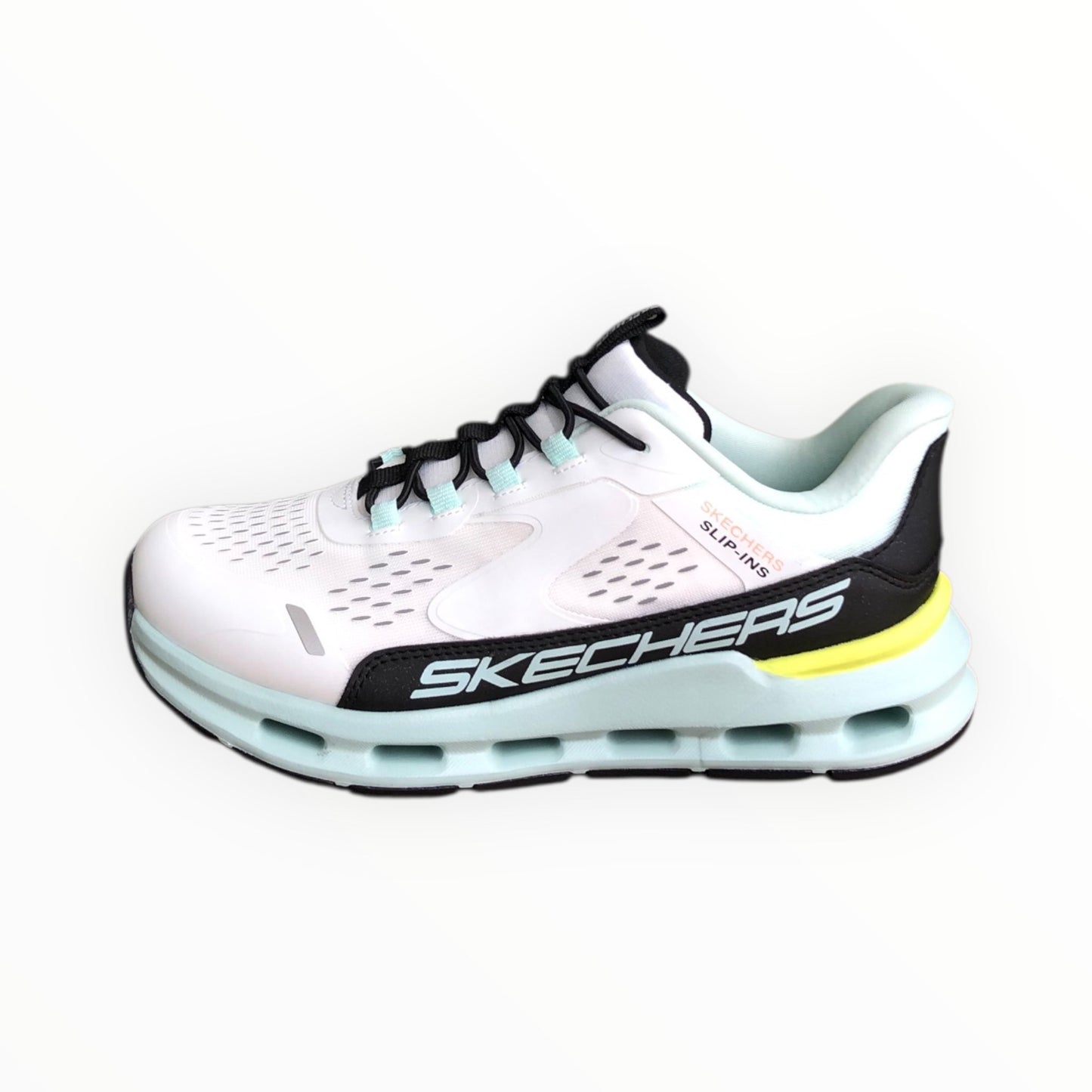 Skechers Glide-Step Vista Lane 303654L WBTQ White/Black/Turquoise