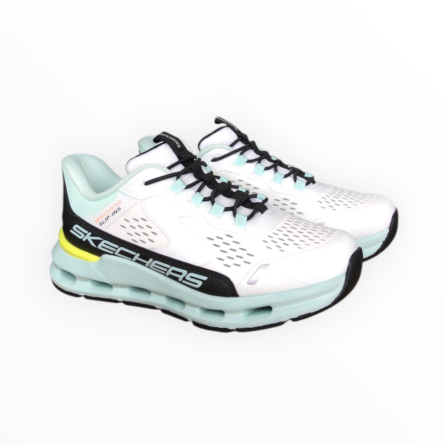 Skechers Glide-Step Vista Lane 303654L WBTQ White/Black/Turquoise