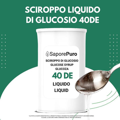 Sciroppo di Glucosio Liquido 40DE - Giusta Dolcezza per Gelati e Pasticceria