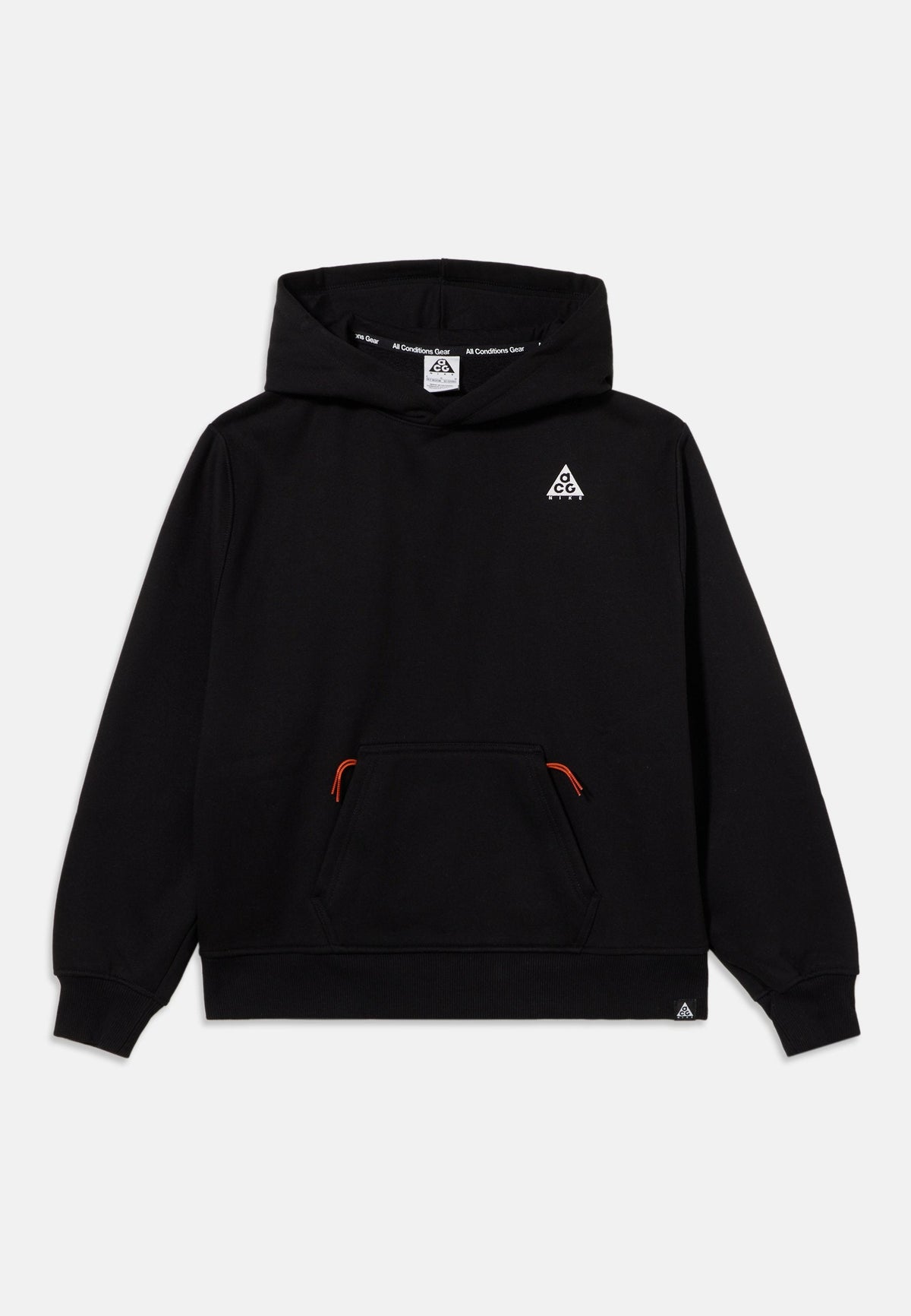 Nike ACG Felpa con Cappuccio Junior 9WCA08-023 Nera - Felpa Streetwear
