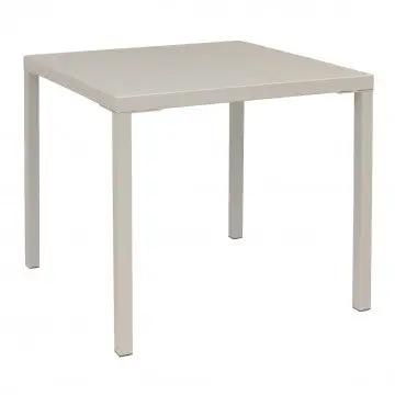 Tavolo Manchester impilabile 80 X 80 in acciaio verniciato a polvere