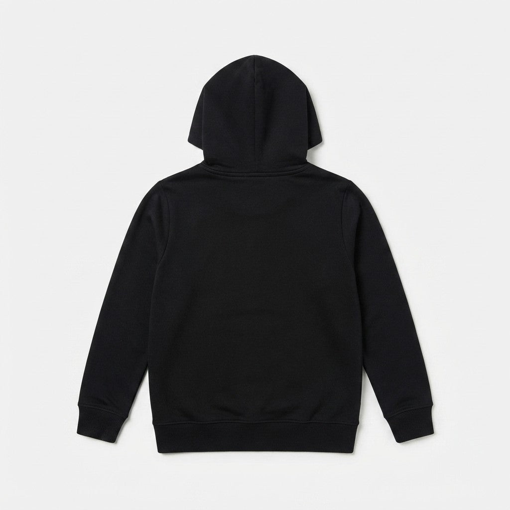 Calvin Klein felpa con cappuccio junior con logo stampato LV1CKTJB09T BEH nero
