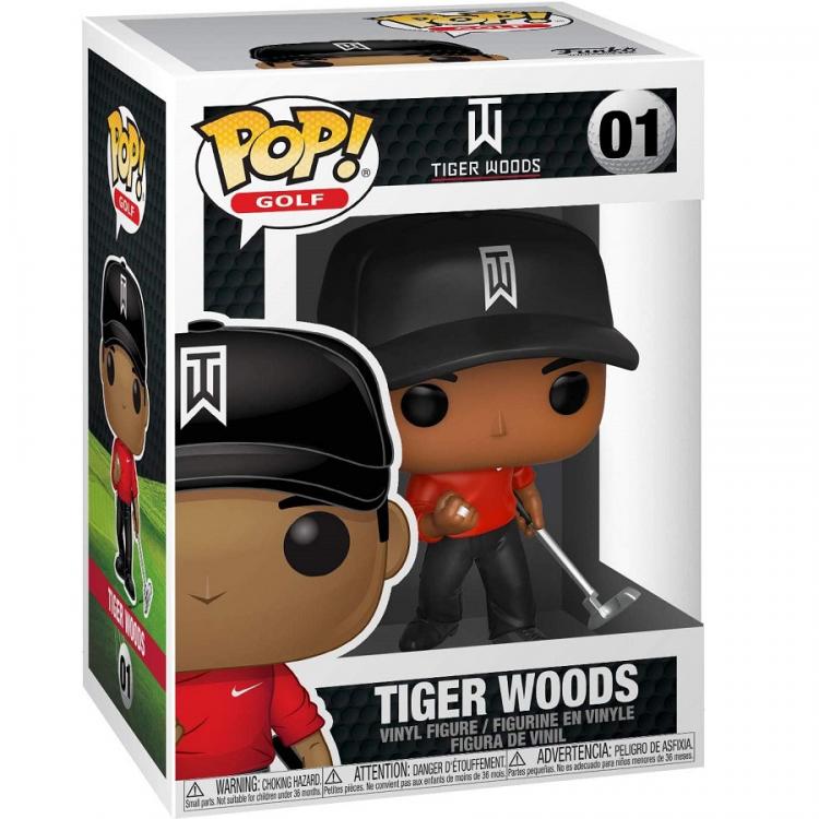 Funko Pop Golf - Tiger Woods (01) Mit T-Shirt Sport Vinyl Sammelfigur
