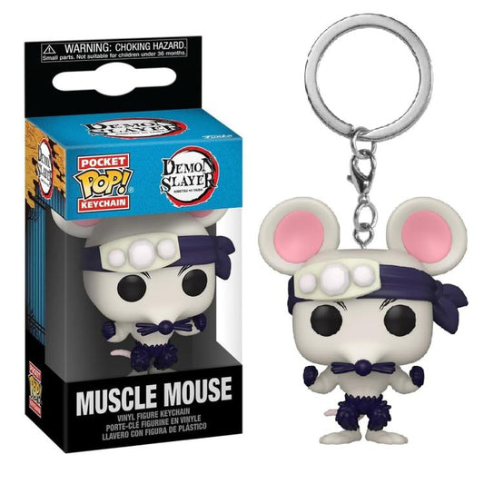 Funko Pop! Schlüsselanhänger Animation – Demon Slayer (Muscle Mouse) Vinyl Schlüsselanhänger