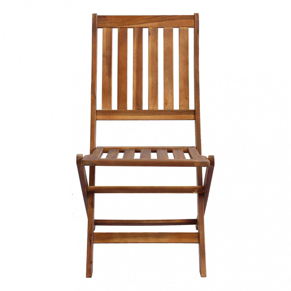 Sedia Diana in legno di Acacia con dimensioni cm 46 x 57 x 91 h di colore marrone - Senza braccioli