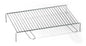 Stainless Steel Fireplace Grate - 2 Handles, Feet, Various Sizes
