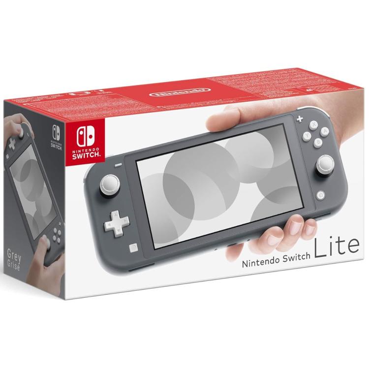 Nintendo Switch Lite Handheld-Konsole, 5,5 Zoll, 32 GB, Italien-Grau (Grau)