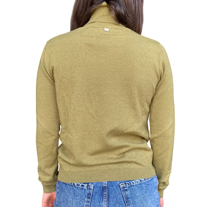 GRIFFAI Maglia Lurex Donna DGF5598 verde
