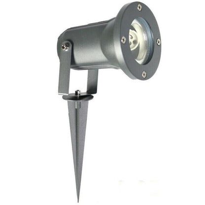Faretto Giardino Picchetto Parete Esterno Segnapassi Orientabile Led Gu10 Grigio