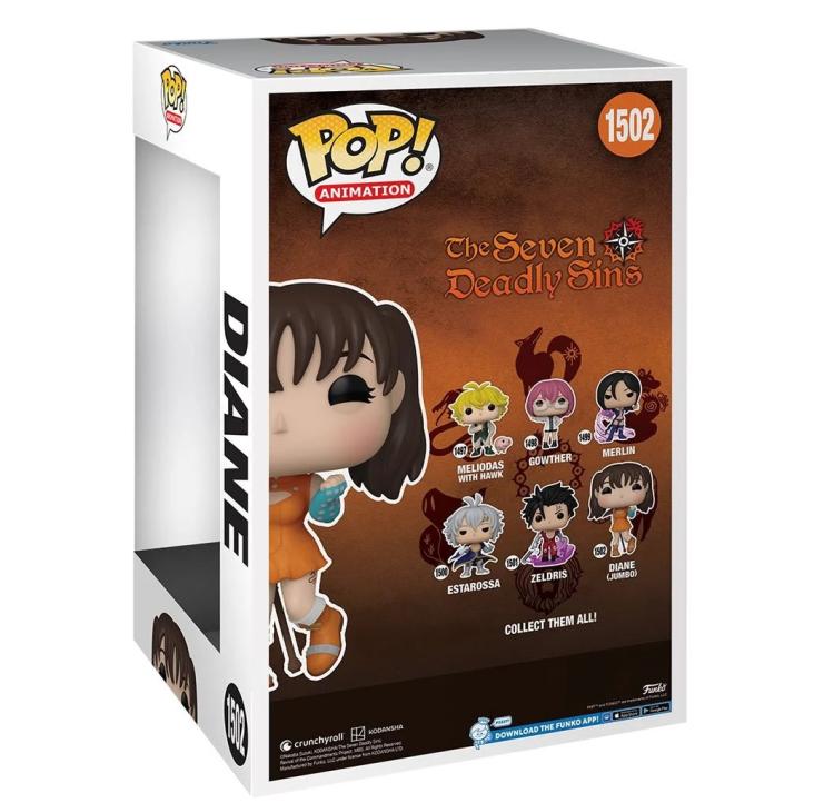Funko Pop! Animation Seven Deadly Sins S2 (1502) Diane 25cm Vinyl Figure