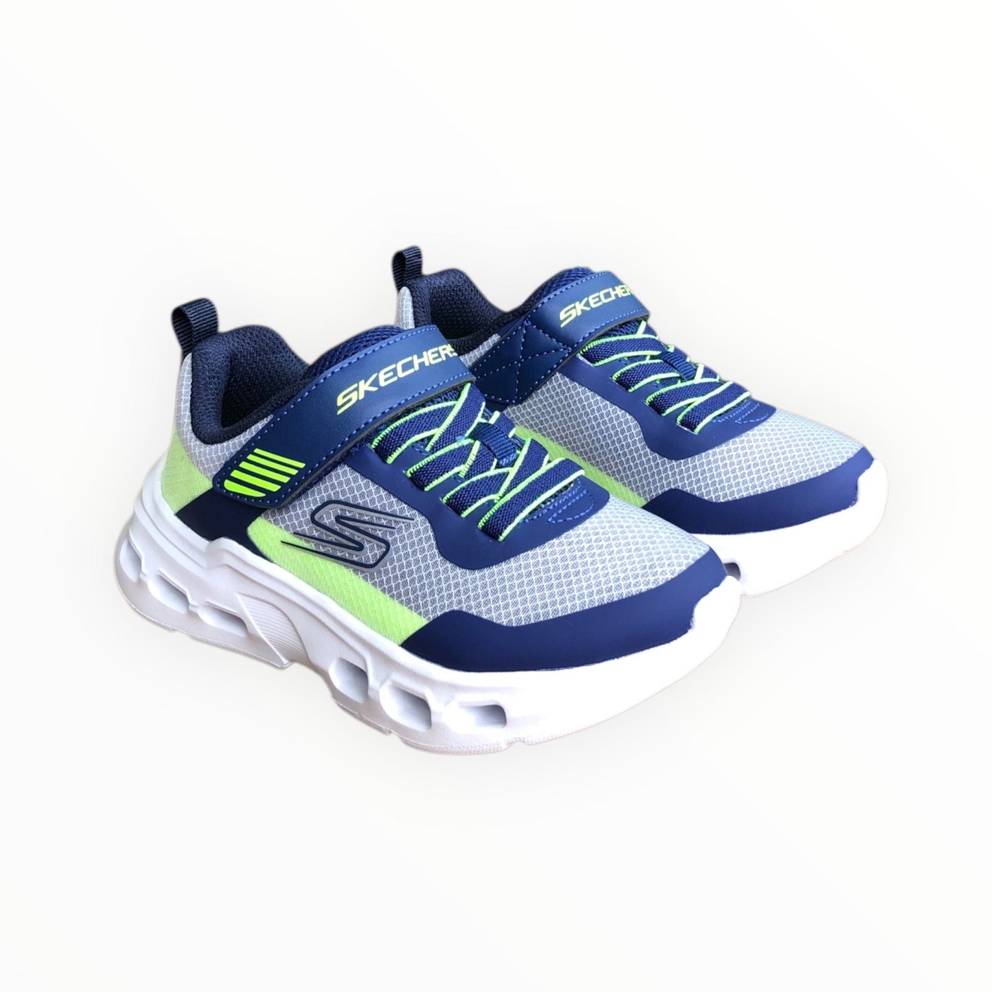 Skechers Glide-Step Drift Zor Sneaker Bambino Navy Lime - 405125L NVLM