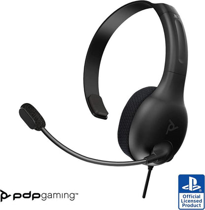 Pdp Cuffie Gaming Chat Lv30 Mono Orecchio Microfono Ps4/Ps5 Licenza Ufficiale