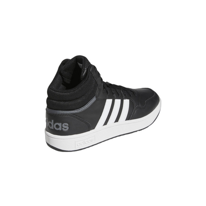 Adidas Sneakers Hoops 3.0 Mid GW3020 Nero Bianco