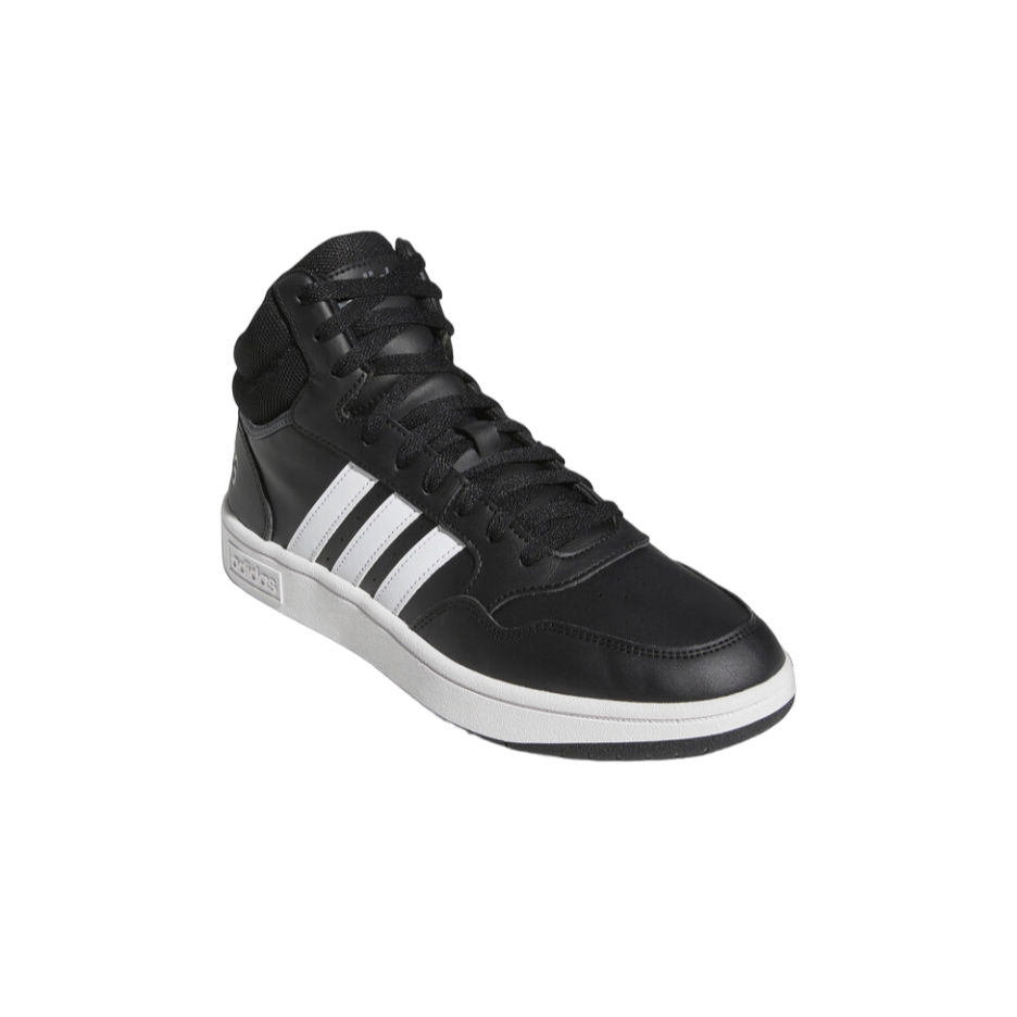 Adidas Sneakers Hoops 3.0 Mid GW3020 Nero Bianco