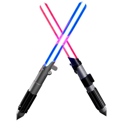 Star Wars Set mit 2 Laser-Schwert-Stiften Luke Skywalker / Darth Vader Stift mit LED, ABS