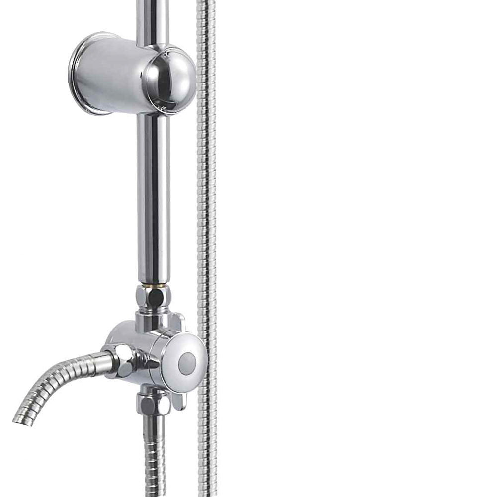 Set colonna doccia 5 getti Illinois tonda cromo — Cardinale Professional