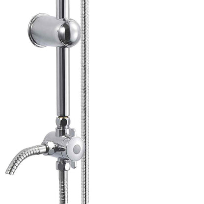 Set colonna doccia 5 getti Illinois tonda cromo — Cardinale Professional