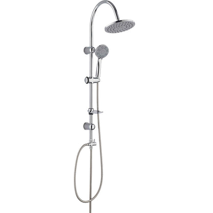 Set colonna doccia monogetto smart TONDA" cromo con deviatore 1/2"