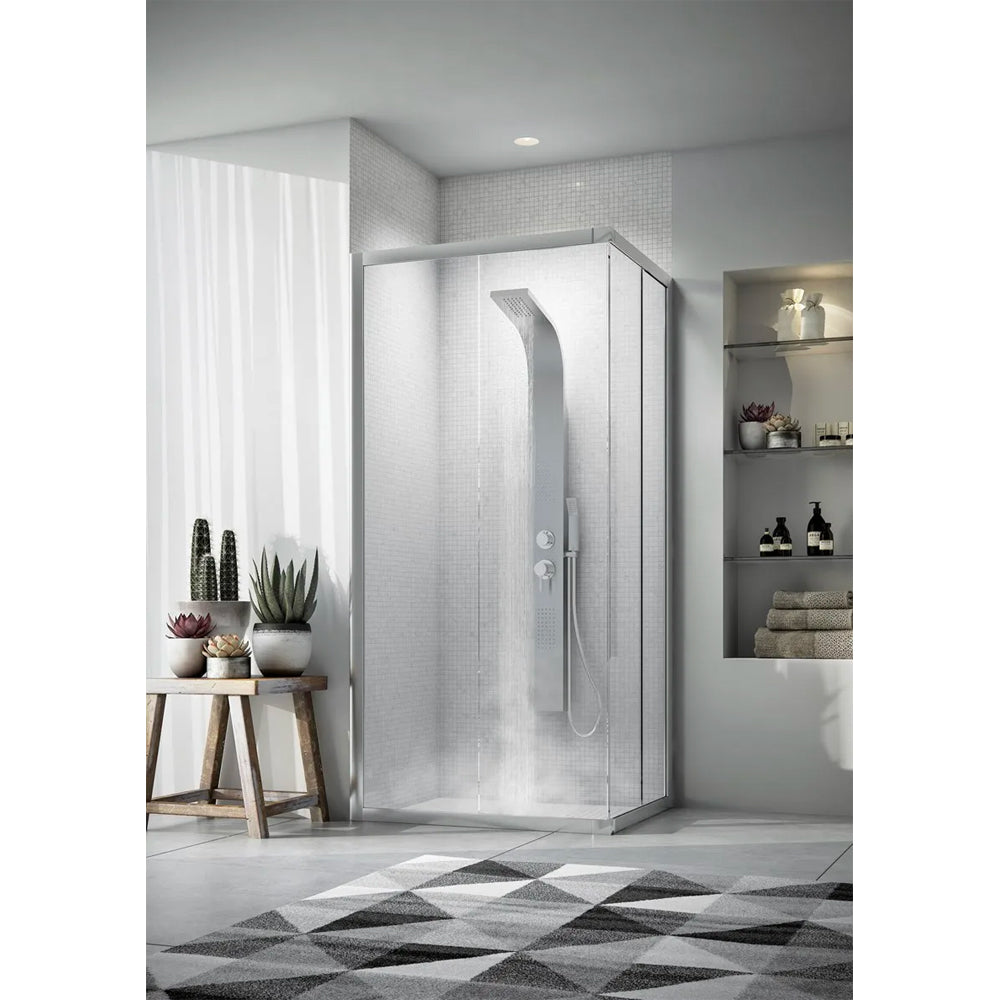 Pannello doccia multifunzione massage 01" INOX spazzolato — GEDY