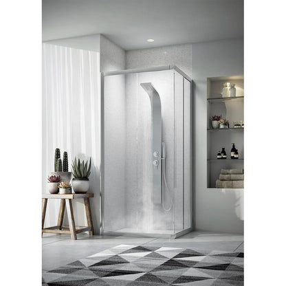 Pannello doccia multifunzione massage 01" INOX spazzolato — GEDY