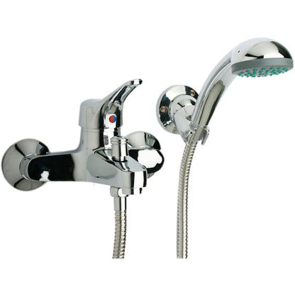 Miscelatore vasca Pilot cromo + kit doccia — Paini