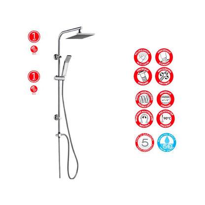 Set colonna doccia monogetto easy 03" cromo — GEDY