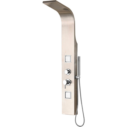 Pannello doccia INOX Vega versione idro — Cardinale Professional
