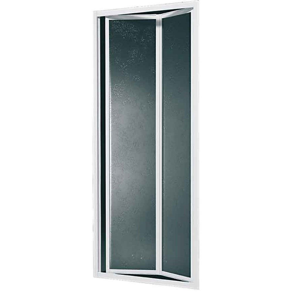 Porta doccia a soffietto Smeralda bollicine acrilico 73-78 - ap. 63 cm — Giava
