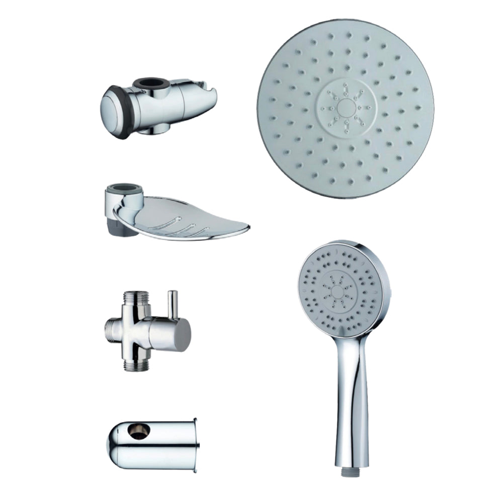 Set colonna doccia monogetto smart TONDA" cromo con deviatore 1/2"