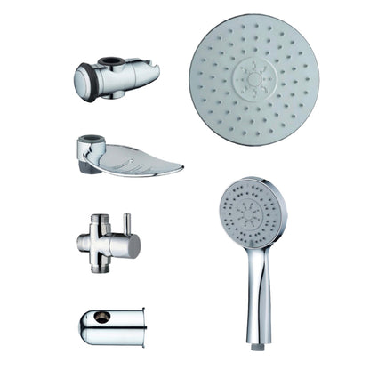 Set colonna doccia monogetto smart TONDA" cromo con deviatore 1/2"