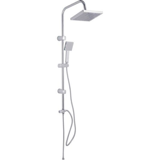 Set colonna doccia monogetto Quadra cromo — Cardinale Professional