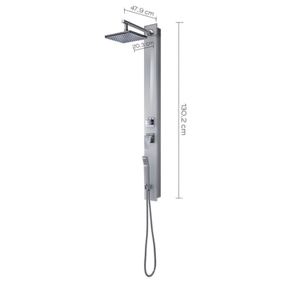 Pannello doccia multifunzione style 01" bianco — GEDY