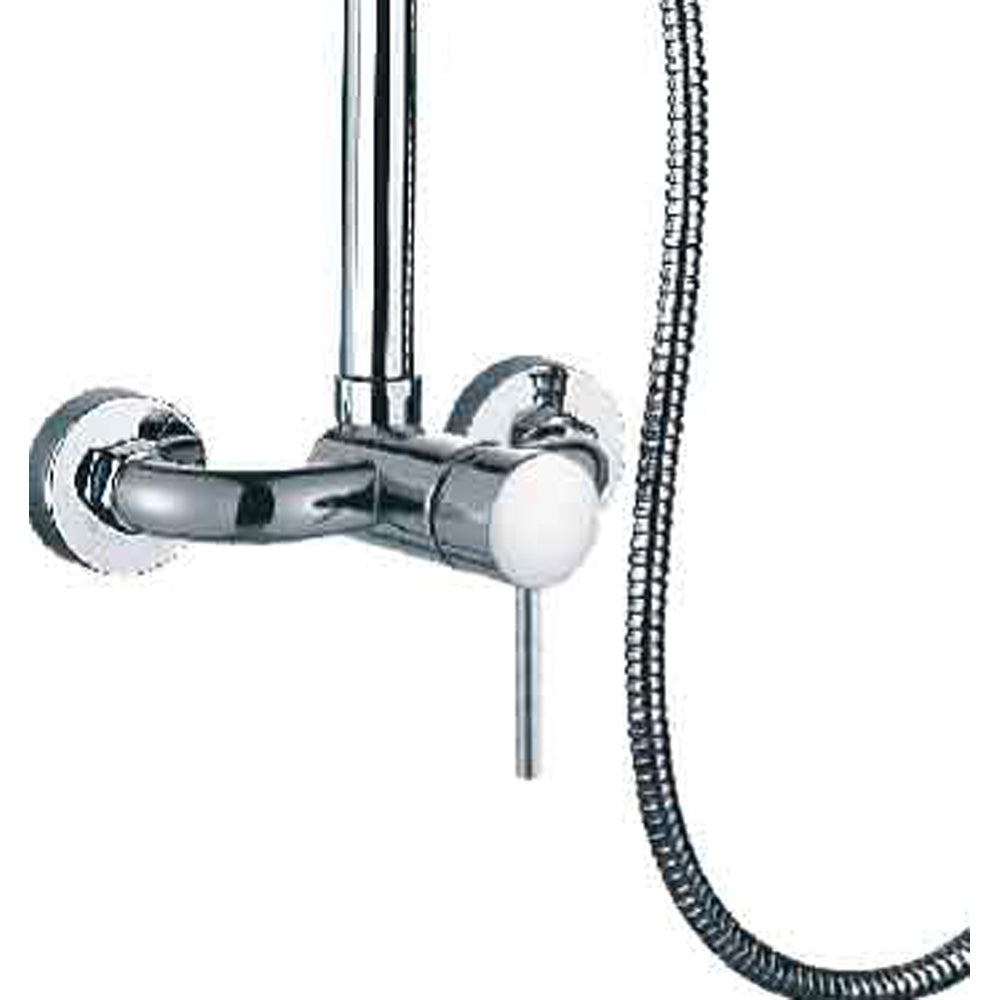 Set colonna doccia telescopica Queen cromo