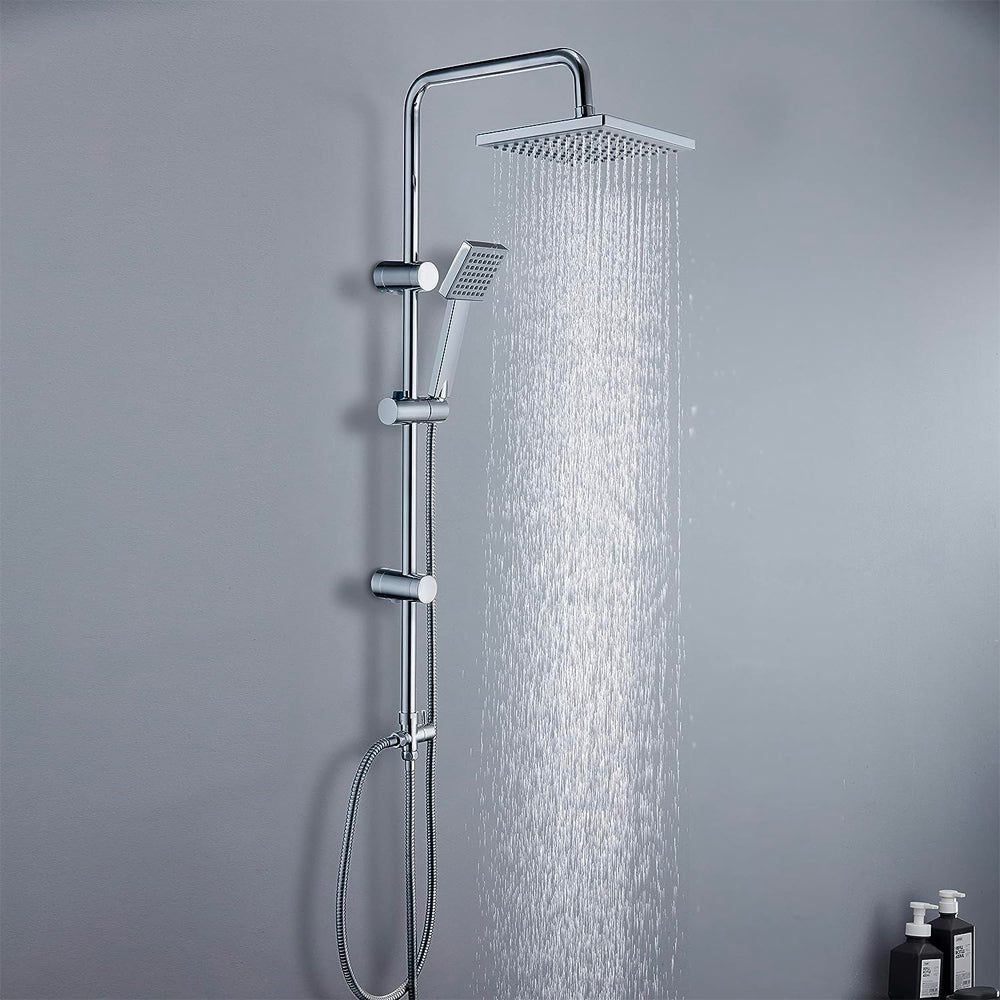 Set colonna doccia monogetto Quadra cromo — Cardinale Professional
