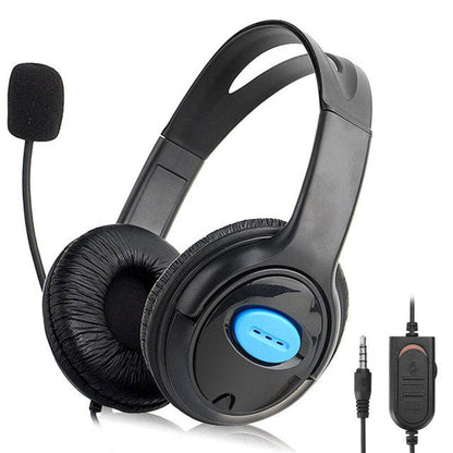 GAMING-HEADSET FÜR PLAYSTATION 4 MIKROFON HEADSET SPIEL PS4 XBOX ONE PC CHAT SPIEL