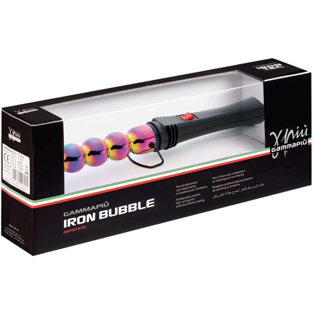GammaPiù Lockenstab Bubble Iron C für Haare