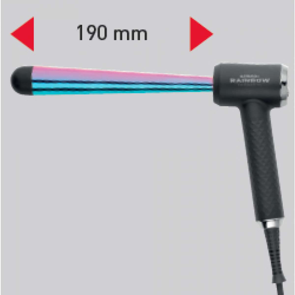 GammaPiù Rainbow Korner Xl Ferro Arricciante Per Capelli