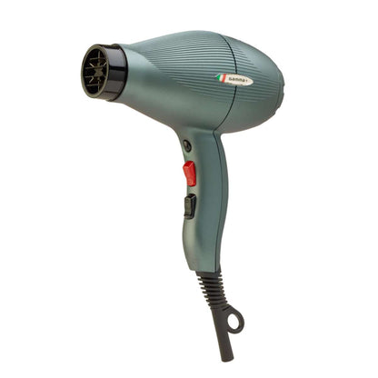 GammaPiù I.E.S. Light Asciugacapelli Risparmio Energetico Eco Sostenibile 1450 W Colore Verde Muschio