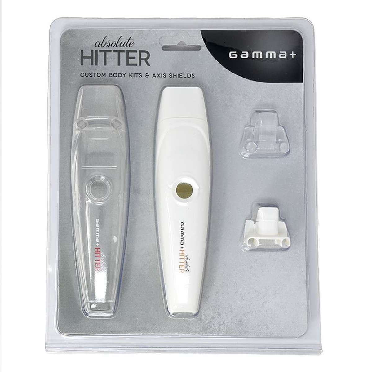 GammaPiù Kit Cover Di Ricambio Per Trimmer Absolut Hitter Bianca E Trasparente 2 pz