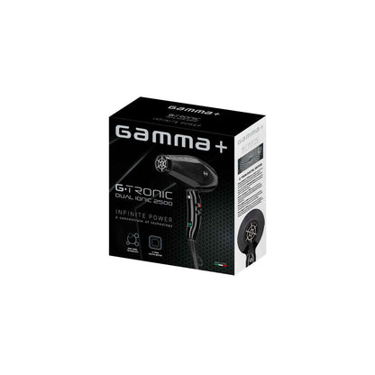 GammaPiù G-Tronic Dual Ionic 2500 Asciugacapelli Porfessionale Con Motore Digitale G-Tron Rose Gold