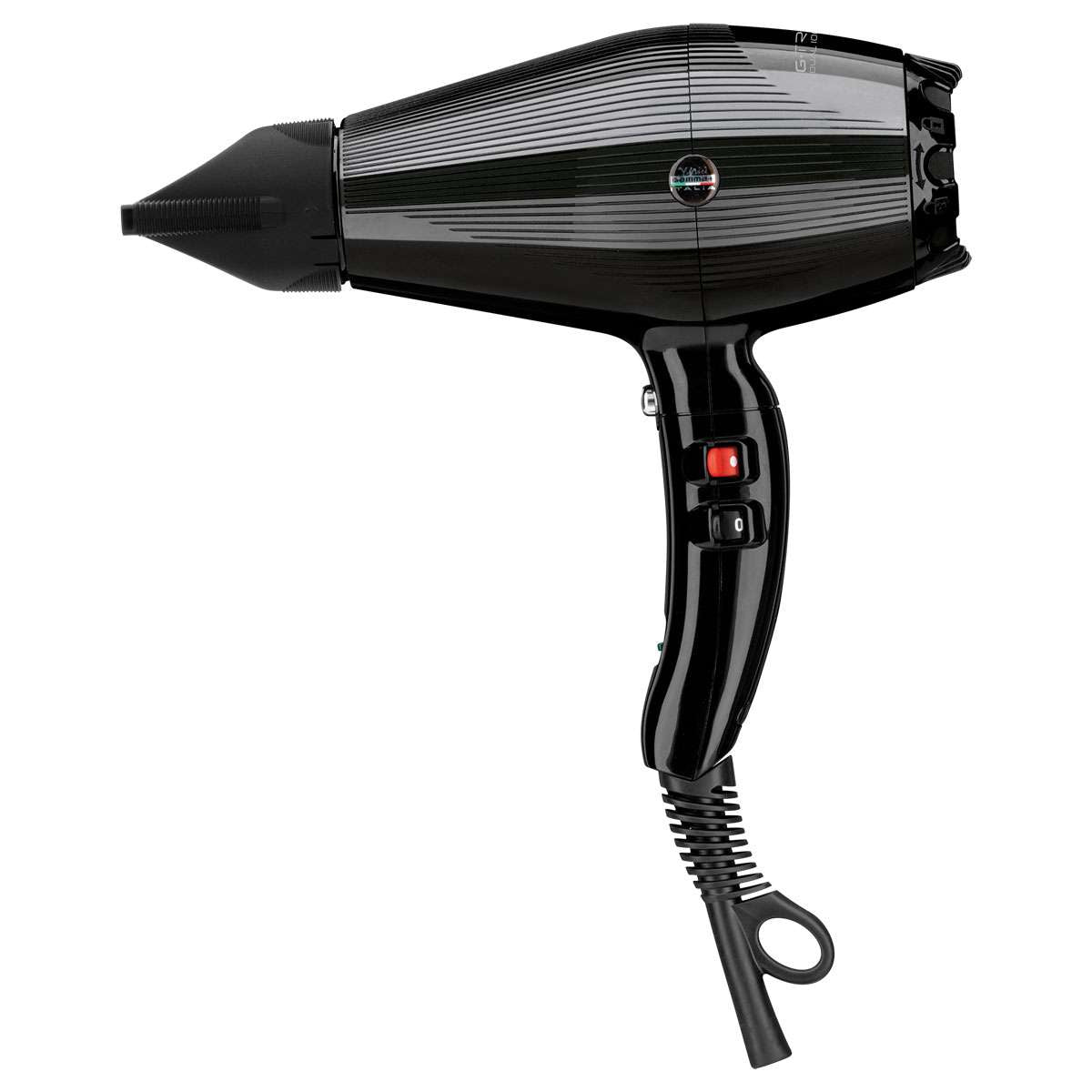 GammaPiù G-Tronic Dual Ionic 2500 Asciugacapelli Porfessionale Con Motore Digitale G-Tron Nero