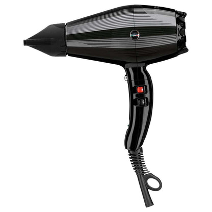 GammaPiù G-Tronic Dual Ionic 2500 Asciugacapelli Porfessionale Con Motore Digitale G-Tron Nero
