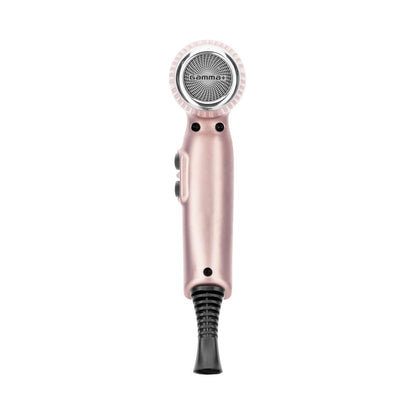 GammaPiù Hybrid Haartrockner mit Digitalmotor und Ionic-Technologie 1800 W Gold Rose