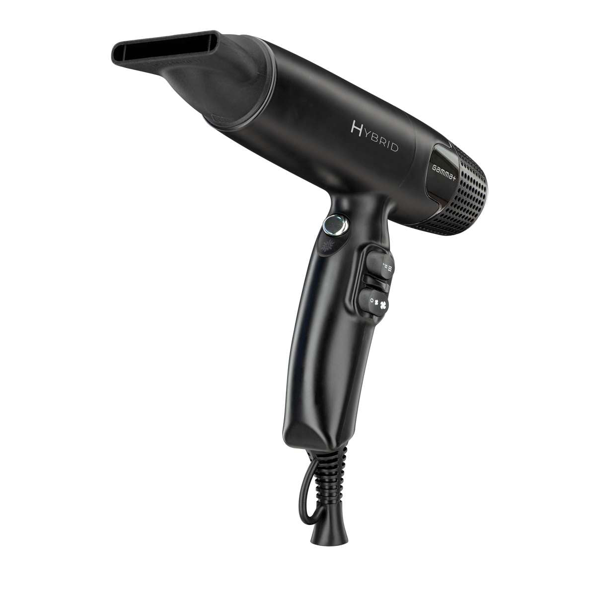 GammaPiù Hybrid Asciugacapelli Con Motore Digitale E Tecnologia Ionic 1800 W Nero