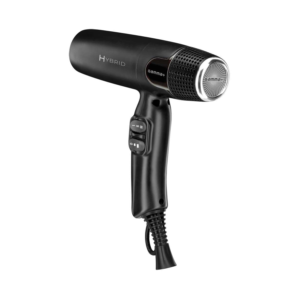 GammaPiù Hybrid Asciugacapelli Con Motore Digitale E Tecnologia Ionic 1800 W Nero