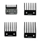 GammaPiù Universal Clipper Guards with Metal Clip 4 pcs