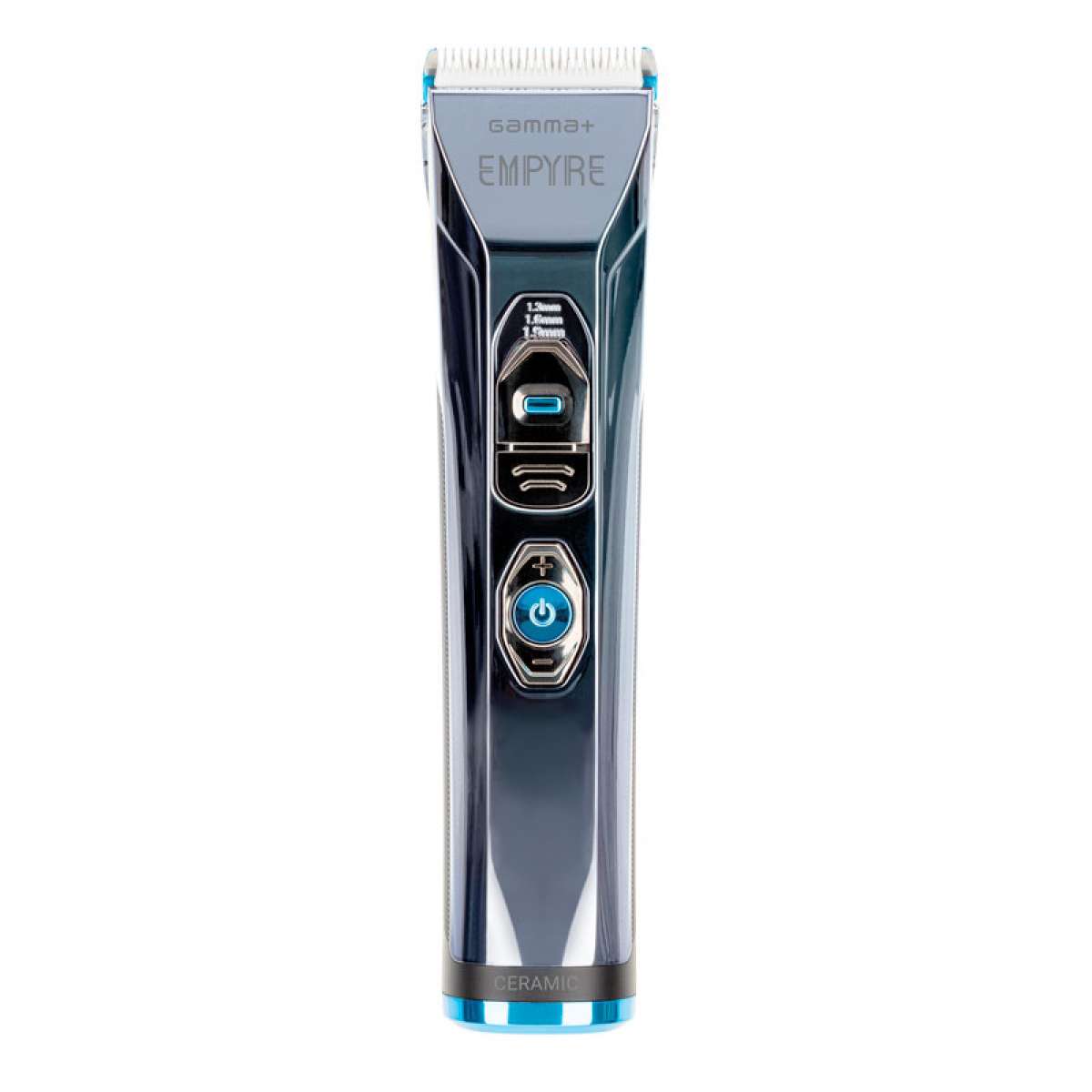 GammaPiù Akku-Haarschneidemaschine Empyre Blue Titanium